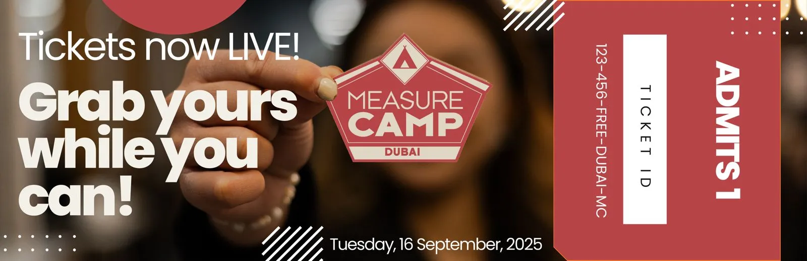 Measure camp ticket!