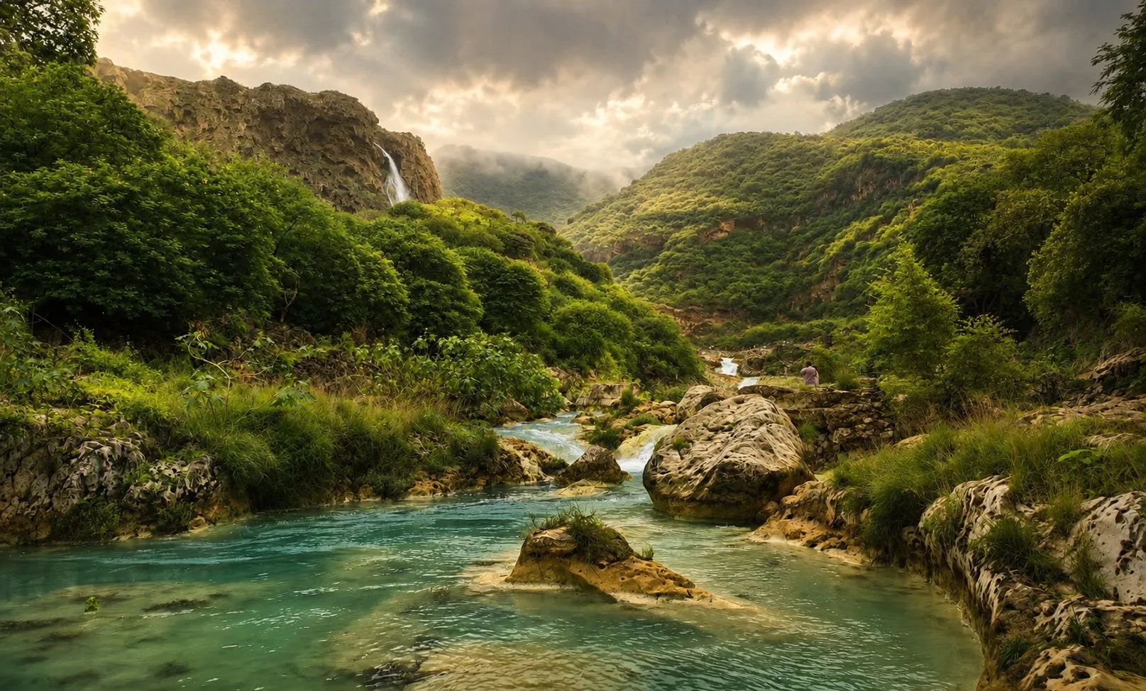 Wadi Darbat landscape