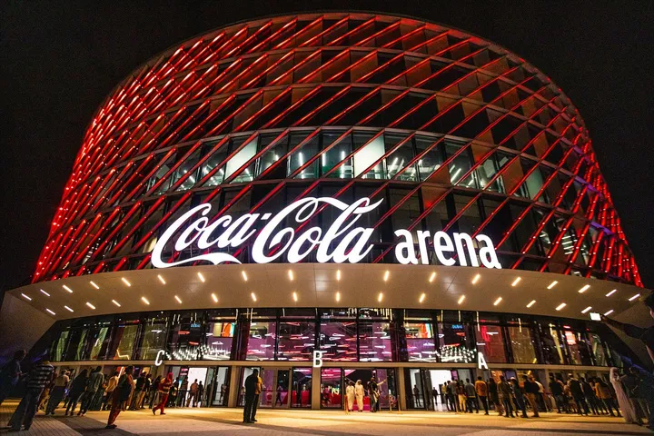 Coca-Cola Arena in City Walk, Dubai — the main venue for several of the season’s biggest Arabic pop shows.