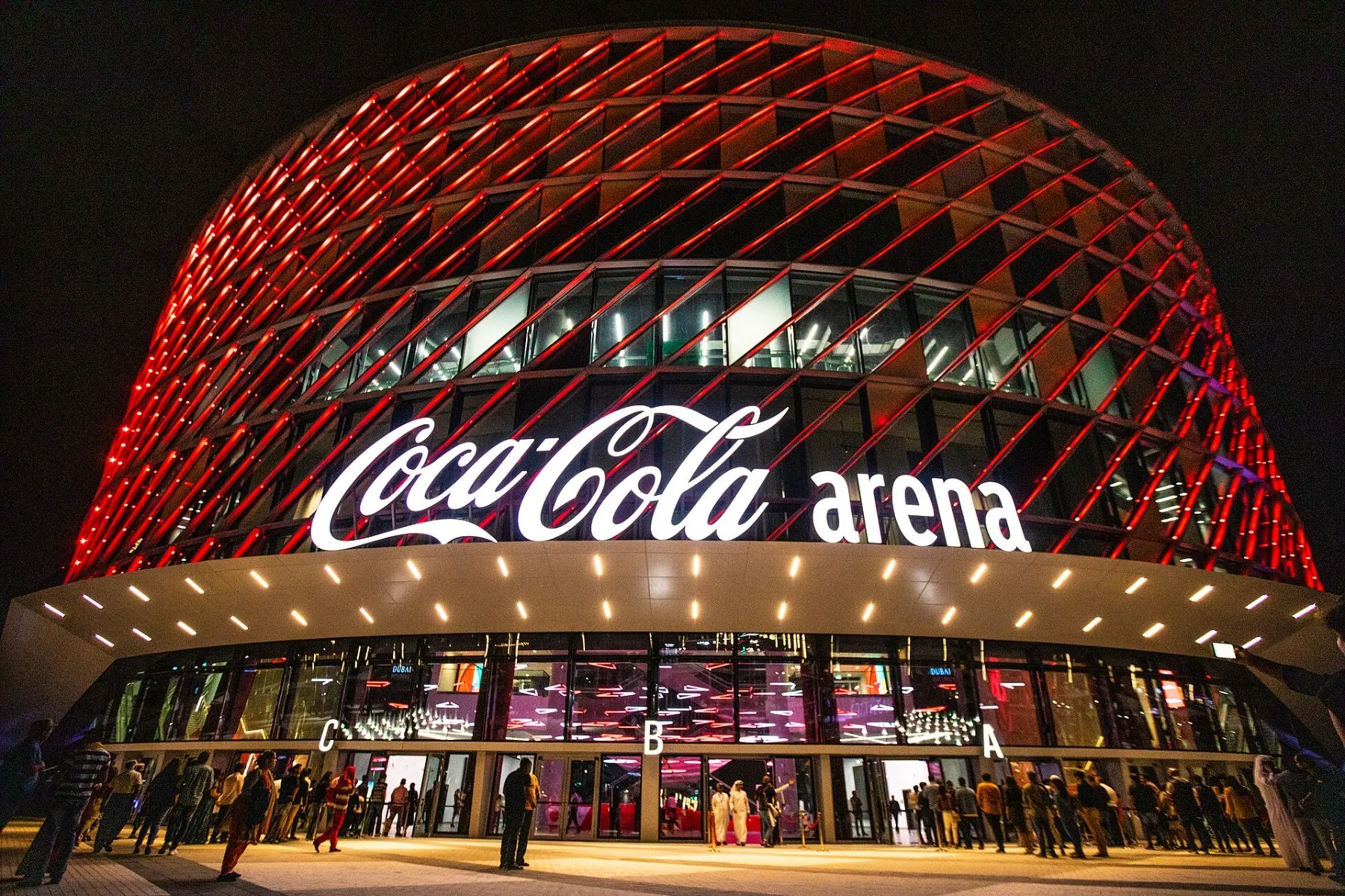 Coca-Cola Arena in City Walk, Dubai — the main venue for several of the season’s biggest Arabic pop shows.